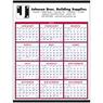 6203 - Span-A-Year Calendar,  Red & Blue