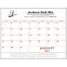 6500 - Desk Pad Calendars - Red & Black